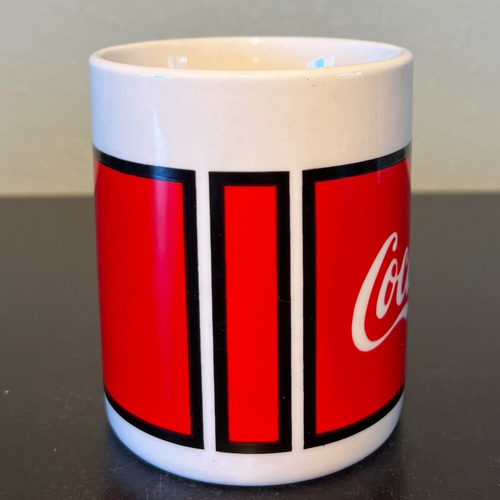 Vintage Coca-Cola Logo Ceramic Coffee Mug 1997 Gibson Houseware ~ Advertising - Picture 2 of 8